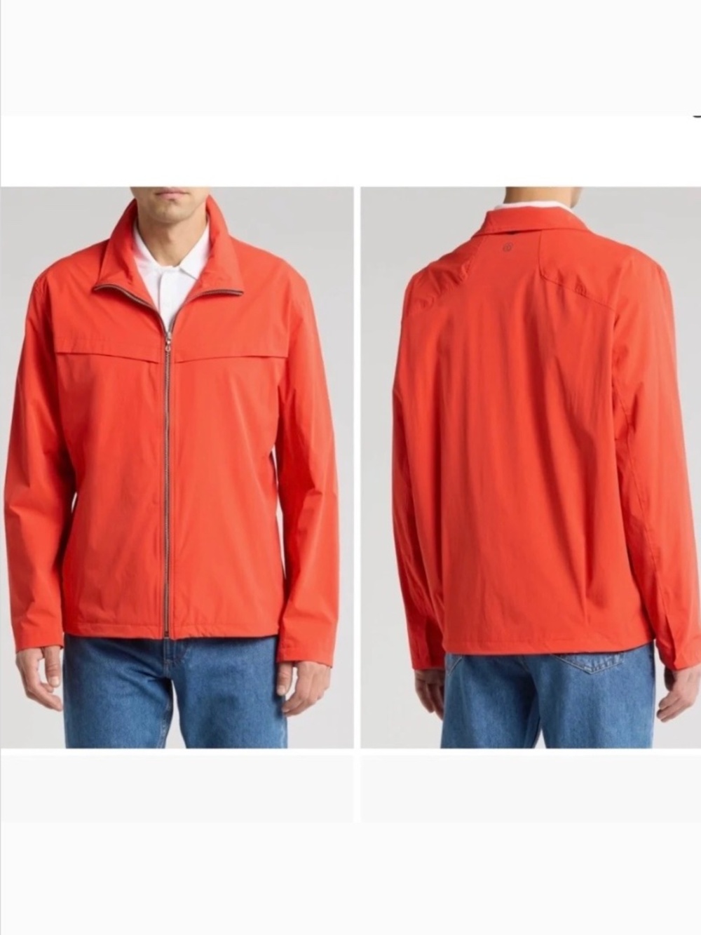 Rag & Bone Pursuit Grant Jacket Blood Orange SZ Large